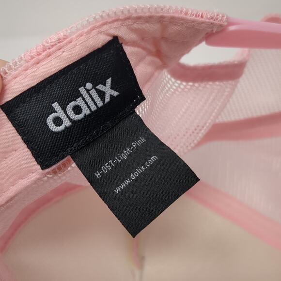 Alexandria's Bachelorette Snapback Rope Trucker Hat Pink One Size Dalix - Picture 9 of 10